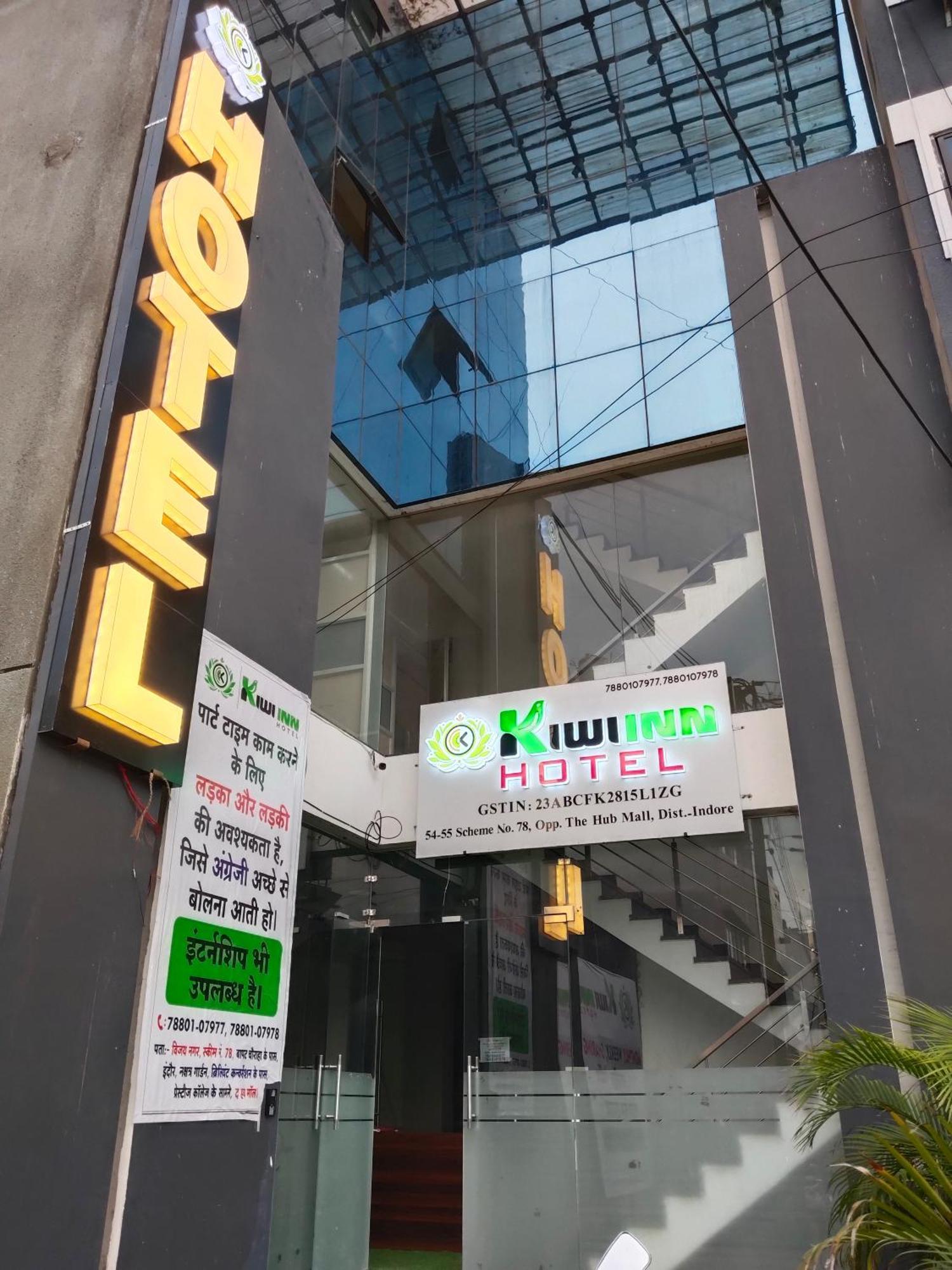 Hotel Kiwi Inn Vijaynagar Scheme 78 Indore Esterno foto